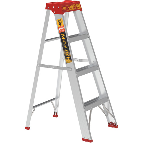 Step Ladder, 4', Aluminum, 200 lbs. Capacity, Type 3 Seagulf Marine Industries Inc.
