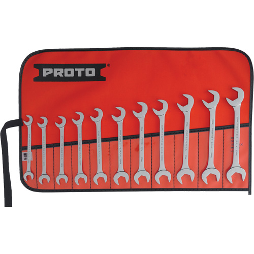 11-Piece Angled Open-End Wrench Set, Polished Seagulf Marine Industries Inc.