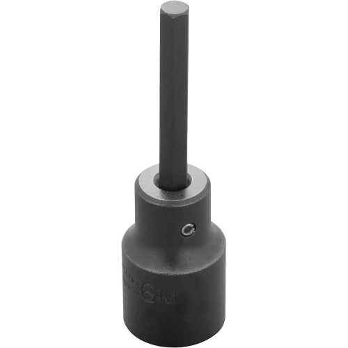 Socket Bit, Hex, 6 mm x 3-1/4" L, 1/2" Drive Seagulf Marine Industries Inc.