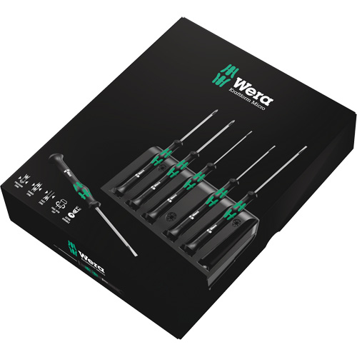 Micro Series Screwdriver Set with Rack, 6 Pcs. Seagulf Marine Industries Inc.