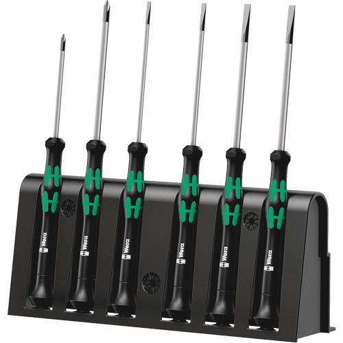 Micro Series Screwdriver Set with Rack, 6 Pcs. Seagulf Marine Industries Inc.