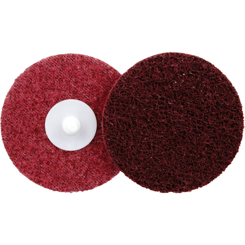 Disque de conditionnement de surface &agrave; remplacement rapide Standard Abrasives, 3" dia., Grain Moyen, Oxyde d'aluminium Seagulf Marine Industries Inc.