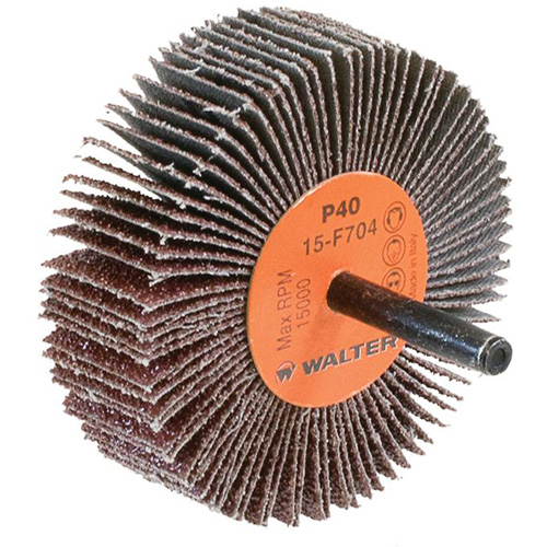 COOLCUT Flap Wheel, Aluminum Oxide, 40 Grit, 3" x 1" x 1/4" Seagulf Marine Industries Inc.