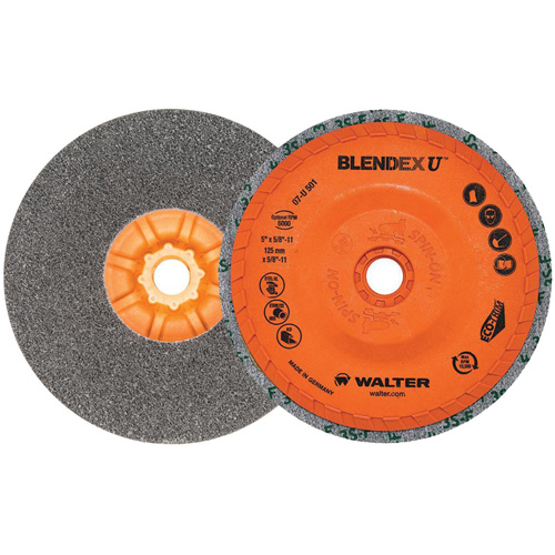 Blendex U Finishing Cup Disc, 5" Dia., Fine Grit, Silicon Carbide Seagulf Marine Industries Inc.