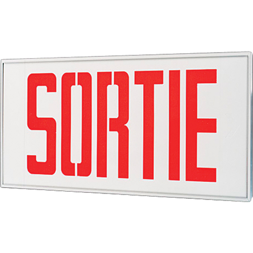 Enseignes sortie Stella - Sortie, DEL, &agrave; raccordement fixe, 17-1/2" lo x 18-1/2" la, Français Seagulf Marine Industries Inc.