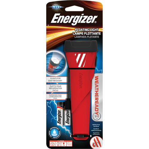Weatheready&reg; Floating Flashlight, LED, 55 Lumens, AA Batteries Seagulf Marine Industries Inc.