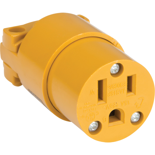 Connecteur de mise &agrave; la terre en PVC, 5-15R, Plastique Seagulf Marine Industries Inc.