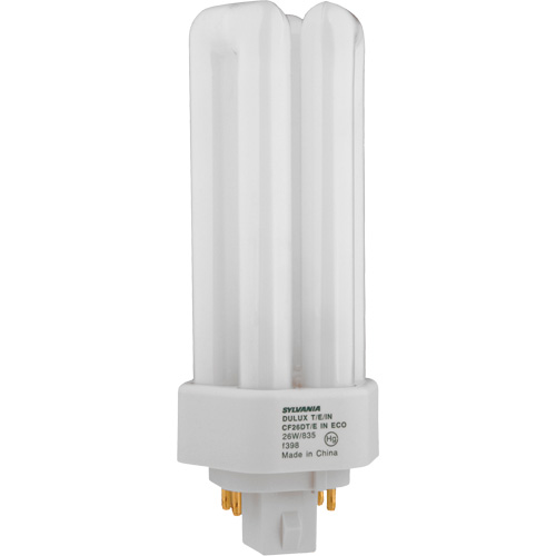 Lampe fluorescente compacte &agrave; tube triple Dulux D/E/IN Amalgam, T (T4), 42 W, 3500 K, Base G24Q-4, 16 000 h Seagulf Marine Industries Inc.