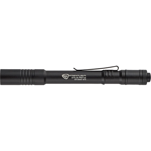 Lampe de poche stylo USB Stylus Pro, DEL, 350 lumens, Corps en Aluminium, piles Rechargeable, Compris Seagulf Marine Industries Inc.