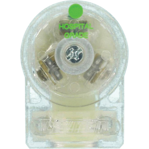 Angled Hospital Grade Extension Plug, Nylon, 15 Amps, 125 V Seagulf Marine Industries Inc.