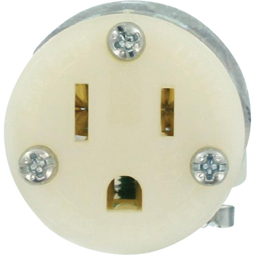 Connecteur de prise de rallonge de qualit&eacute; hospitali&egrave;re, 5-15R, Nylon Seagulf Marine Industries Inc.
