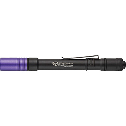 Lampe stylo UV avec port de recharge micro USB Stylus Pro, DEL, Corps en Aluminium, piles Rechargeable, Compris Seagulf Marine Industries Inc.