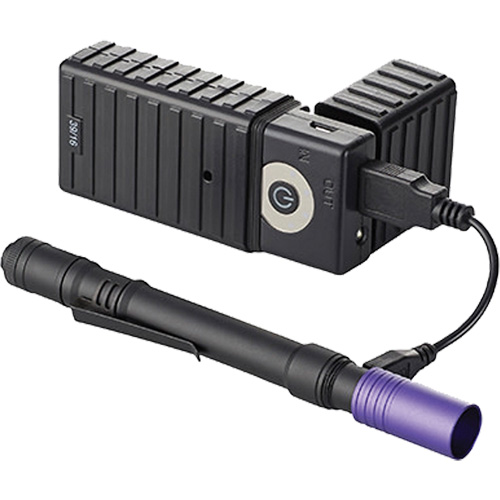 Lampe stylo UV avec port de recharge micro USB Stylus Pro, DEL, Corps en Aluminium, piles Rechargeable, Compris Seagulf Marine Industries Inc.