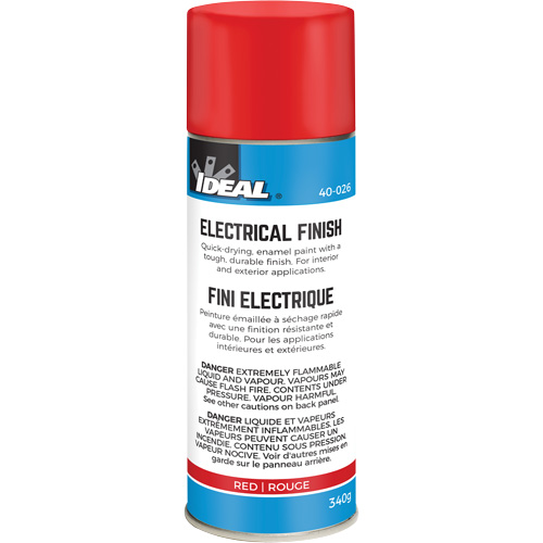Peinture-&eacute;mail &agrave; s&eacute;chage rapide pour fini isolant, Canette a&eacute;rosol, Rouge Seagulf Marine Industries Inc.