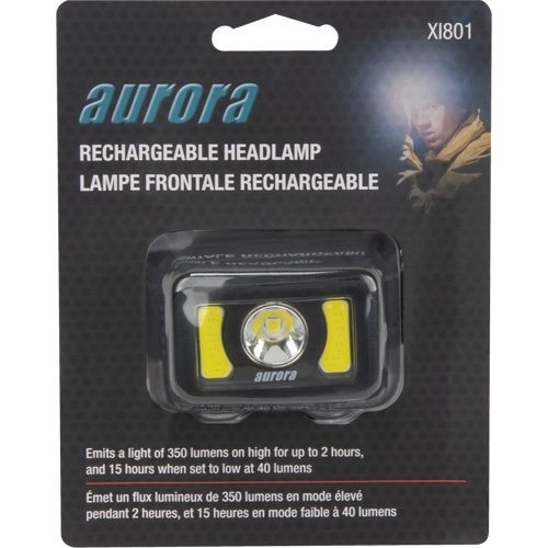 Lampe frontale, DEL, 350 lumens, 2 hres de fonctionnement, piles Rechargeable Seagulf Marine Industries Inc.