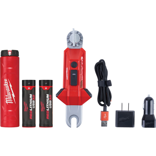 REDLITHIUM USB Utility Hot Stick Light, LED, Rechargeable Batteries, Aluminum Seagulf Marine Industries Inc.