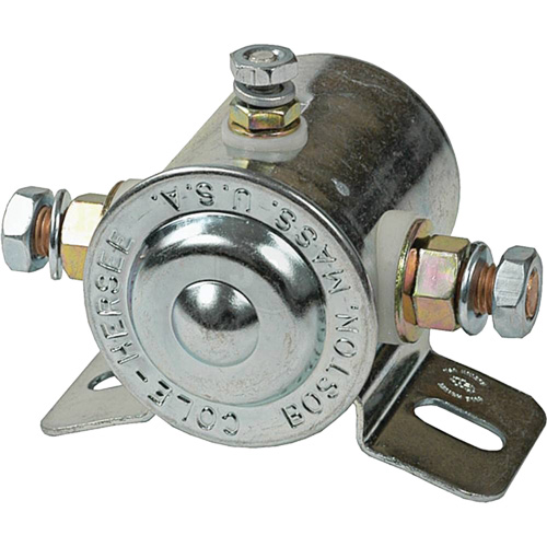 Grounded Continuous-Duty Solenoid Relay, Mini-Breaker, 12 V Seagulf Marine Industries Inc.