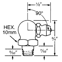 Fitting, 6 mm Thread Seagulf Marine Industries Inc.