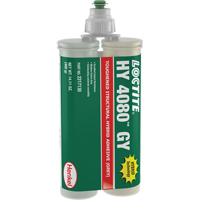 HY 4080 GY Structural Repair Hybrid Adhesive, Two-Part, Dual Cartridge, 400 g, Grey Seagulf Marine Industries Inc.