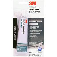 Produit d'&eacute;tanch&eacute;it&eacute; &agrave; base de silicone de calibre marin, 3 oz., Tube, Transparent Seagulf Marine Industries Inc.