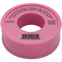 Teflon&reg; Tape, 520" L x 1/2" W, Pink Seagulf Marine Industries Inc.