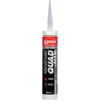 Scellant pour parements & fen&ecirc;tres Quad Max, 280 ml, Tube, Blanc cass&eacute; Seagulf Marine Industries Inc.