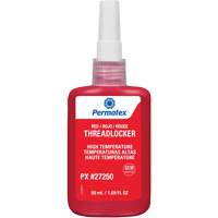 Adh&eacute;sif frein-filet pour temp&eacute;ratures &eacute;lev&eacute;es, Rouge, &eacute;lev&eacute;, 50 ml, Bouteille Seagulf Marine Industries Inc.