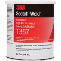 Colle contact haute performance &agrave; base de n&eacute;opr&egrave;ne, Canette, 32 oz liq., Gris Seagulf Marine Industries Inc.