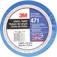 Ruban en vinyle 471, 50,8 mm (2") la x 32,9 m (108') lo, 5,2 mils, Bleu Seagulf Marine Industries Inc.