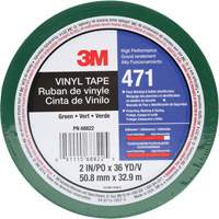 Ruban en vinyle 471, 50,8 mm (2") la x 32,9 m (108') lo, 5,2 mils, Vert Seagulf Marine Industries Inc.