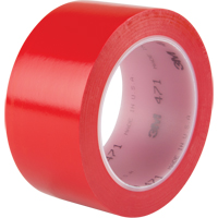 Ruban en vinyle 471, 50,8 mm (2") la x 32,9 m (108') lo, 5,3 mils, Rouge Seagulf Marine Industries Inc.