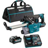 XGT Brushless Cordless SDS-Plus Rotary Hammer with DX10 Dust Extraction Attachment, 40 V, 1-3/16", 3 ft-lbs, 0-840 RPM Seagulf Marine Industries Inc.