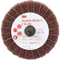 Disque combin&eacute; Scotch-Brite, 2-1/2" dia., Grain 120, Oxyde d'aluminium Seagulf Marine Industries Inc.