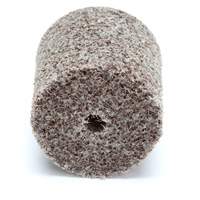 Meule d'abrasion et de polissage unitaris&eacute;e Scotch-Brite, 1" x 1", Arbre de 3/16"-7, Grain de Moyen, Oxyde d'aluminium Seagulf Marine Industries Inc.