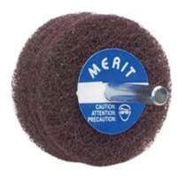 Abrasotex Non-Woven Disc Wheel, 3" Dia. x 1" W, 1/4" Arbor, Aluminum Oxide Seagulf Marine Industries Inc.