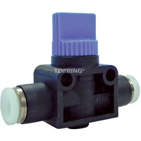 2-Way Straight Union Miniature Hand Valve, 1/4" NPT Air Inlet, 1/4" NPT Outlet, 150 PSI Seagulf Marine Industries Inc.