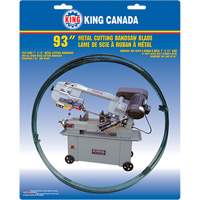 General Purpose Band Saw Blade, Bi-Metal, 93" L x 3/4" W x 0.032" Thick, 6-10 TPI Seagulf Marine Industries Inc.