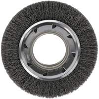 Crimped Wire Wheel Brush - Medium Face, 4-1/4" Dia., 0.012 Fill, 2" Arbor Seagulf Marine Industries Inc.