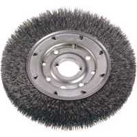 Crimped Wire Wheel Brushes - Narrow Face, 6" Dia., 0.014" Fill, 1-1/4" Arbor Seagulf Marine Industries Inc.