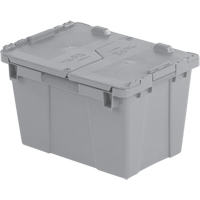Contenants de distribution Flipak en plastique poly&eacute;thyl&egrave;ne (PE), 15,2" x 10,9" x 9,7", Gris Seagulf Marine Industries Inc.