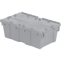 Contenants de distribution Flipak en plastique poly&eacute;thyl&egrave;ne (PE), 19,7" x 11,8" x 7,3", Gris Seagulf Marine Industries Inc.