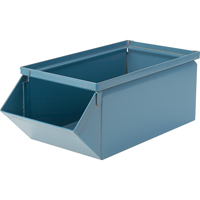 Steel Bin, 100 lbs. Cap., 4-1/2" W x 8" D x 4-1/2" H, Blue Seagulf Marine Industries Inc.