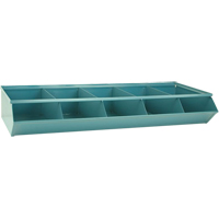 Sectional Bin Units, 100 lbs. Cap., 37" W x 15-1/2" D x 6" H, Blue Seagulf Marine Industries Inc.