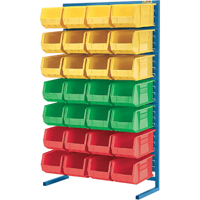 Stationary Bin Racks  -Single-Sided - Rack Only, 36" W x 12" D x 61" H Seagulf Marine Industries Inc.
