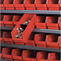 Shelf Bins, 8-3/8" W x 4" H x 17-7/8" D, Blue, 40 lbs. Capacity Seagulf Marine Industries Inc.