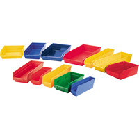 Bacs de rangement pour tablettes, 11-1/8" la x 4" H x 11-5/8" p, Jaune, Capacit&eacute; 30 lb Seagulf Marine Industries Inc.