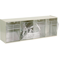Tip-Out Bins Modular Storage System, 23-5/8" W x 6-5/8" D x 8-1/8" H, 4 Drawers Seagulf Marine Industries Inc.