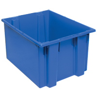 Stack & Nest Totes, 13" x 23.5" x 19.5", Blue Seagulf Marine Industries Inc.