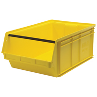 Contenants g&eacute;ants empilables, 18,375" la x 29" p x 11,875" h, Jaune Seagulf Marine Industries Inc.