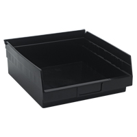 Bac pour &eacute;tag&egrave;re &eacute;conomique, 11-1/8" la, 4" h x 11-5/8" p, Noir Seagulf Marine Industries Inc.